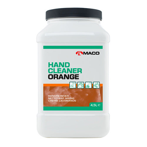 Nettoyant pour les mains Maco Orange pot de 4,5 l