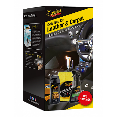 Kit de détails en cuir et tapis Meguiar's
