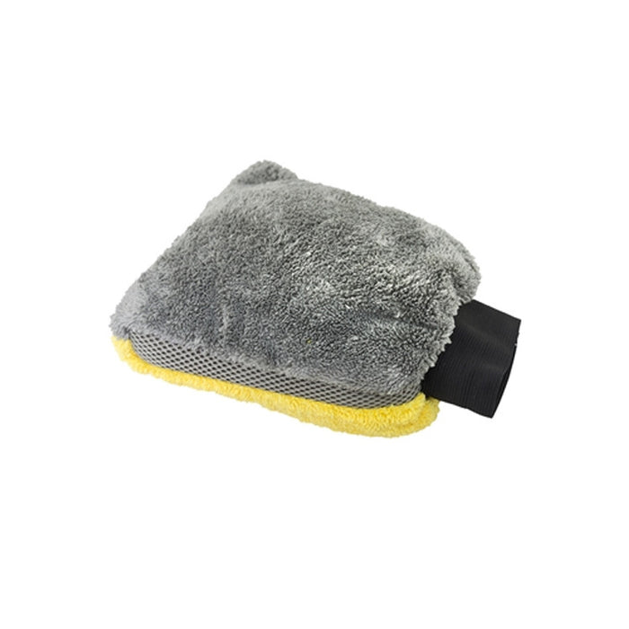 Gant de Toilette Premium Gris-Jaune