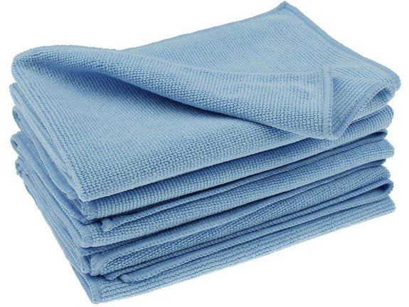 Microvezeldoek blauw 40x40