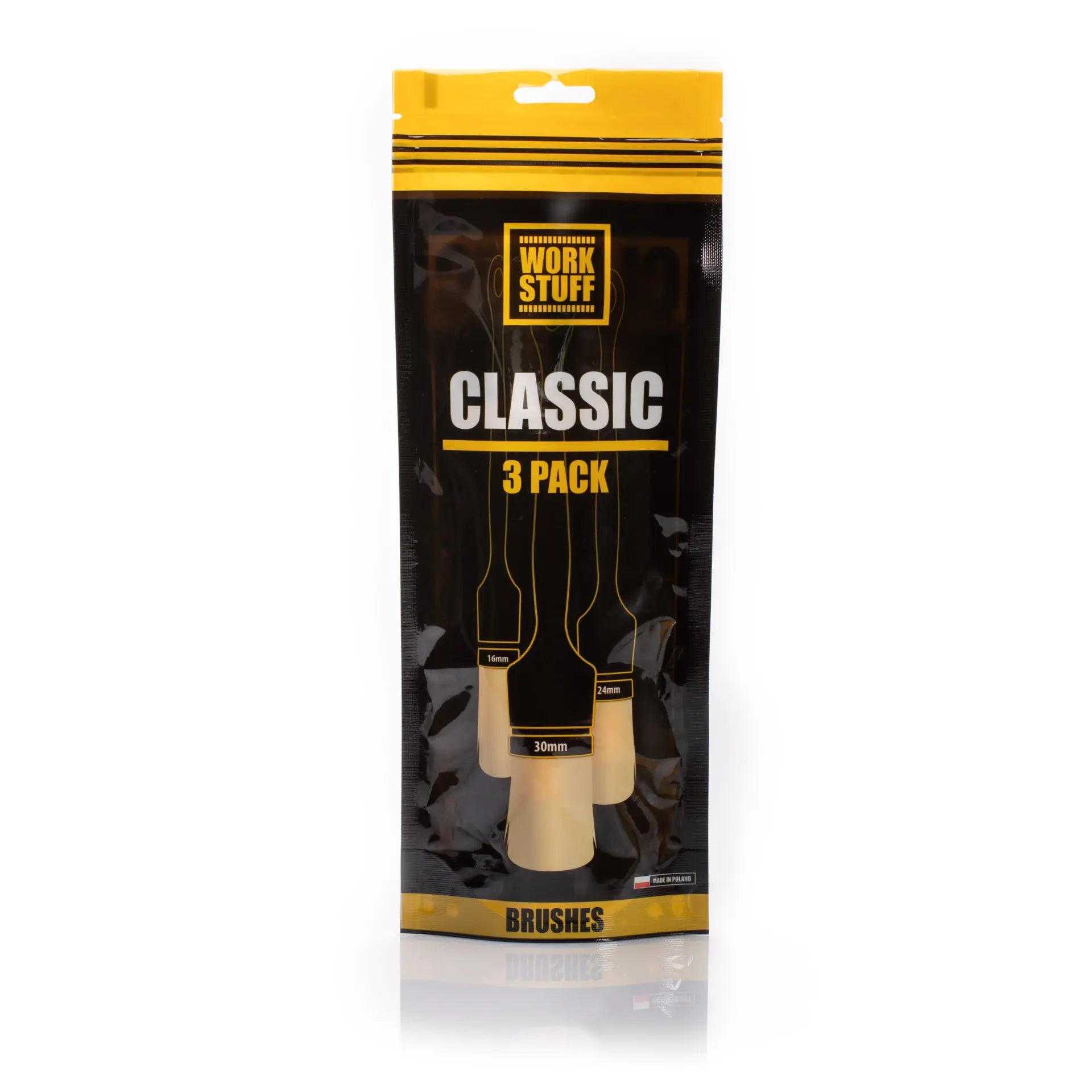 WORK STUFF Detailing Brush "Classic" 3 Pack